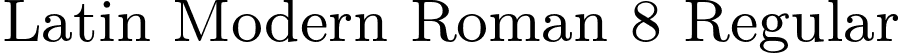 Latin Modern Roman 8 Regular font - lmroman8-regular.otf