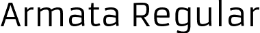 Armata Regular font - Armata-Regular.ttf