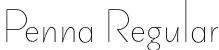 Penna Regular font - penna.otf