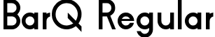 BarQ Regular font - Barq.ttf