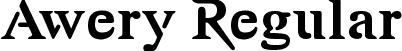 Awery Regular font - Awery.ttf