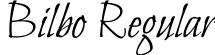 Bilbo Regular font - Bilbo-Regular.ttf