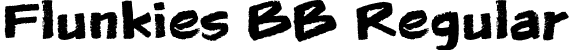 Flunkies BB Regular font - FlunkiesBB.otf