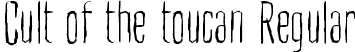 Cult of the toucan Regular font - Cult of the toucan.otf