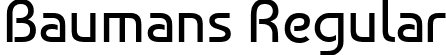 Baumans Regular font - Baumans-Regular.ttf