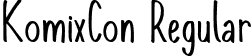 KomixCon Regular font - KomixCon 2.ttf