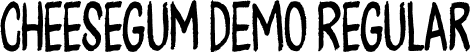 Cheesegum DEMO Regular font - cheesegum DEMO.otf