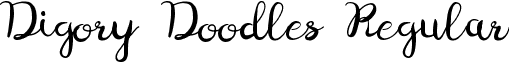 Digory Doodles Regular font - Digory_Doodles_PS.ttf