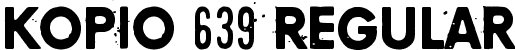 Kopio 639 Regular font - Kopio 639.ttf