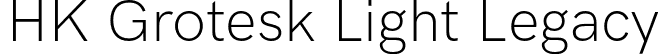 HK Grotesk Light Legacy font - HKGrotesk-LightLegacy.otf