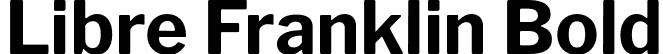 Libre Franklin Bold font - LibreFranklin-Bold.otf