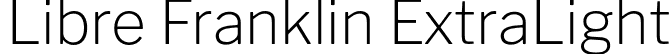 Libre Franklin ExtraLight font - LibreFranklin-ExtraLight.otf