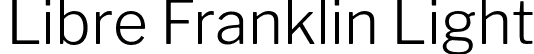 Libre Franklin Light font - LibreFranklin-Light.otf