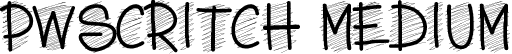 PWScritch Medium font - PWScritch.ttf