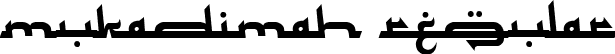 Mukadimah Regular font - Mukadimah.ttf