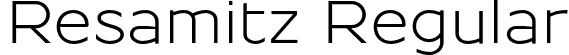 Resamitz Regular font - Resamitz_0047.otf