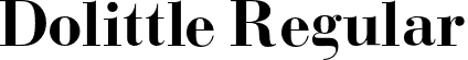 Dolittle Regular font - Dolettle.otf