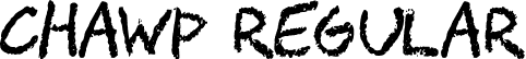 CHAWP Regular font - chawp.otf