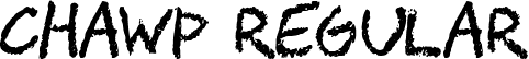 CHAWP Regular font - chawp.ttf