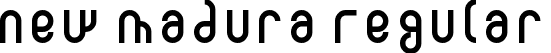 New Madura Regular font - new_madura.ttf