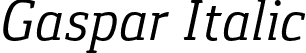 Gaspar Italic font - Gaspar_Regular_Italic.otf