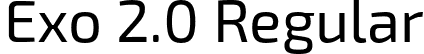 Exo 2.0 Regular font - Exo2.0-Regular.otf