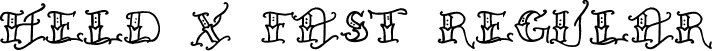 Held x Fast Regular font - HeldxFast.ttf