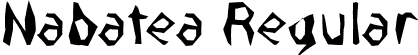 Nabatea Regular font - nabatea-defharo.ttf