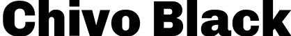 Chivo Black font - Chivo-Black.otf