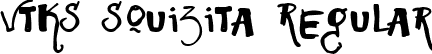 Vtks Squizita Regular font - vtks squizita.ttf