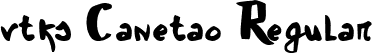 vtks Canetao Regular font - Vtks Canetao.ttf