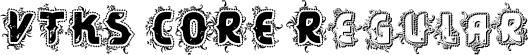 VTKS CORE Regular font - VTKS CORE.ttf