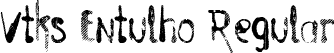 Vtks Entulho Regular font - Vtks Entulho.ttf