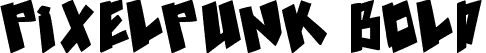 pixelpunk Bold font - Pixelpunk_bold.ttf