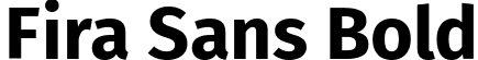 Fira Sans Bold font - FiraSans-Bold.ttf