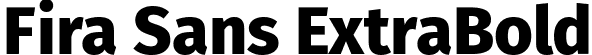 Fira Sans ExtraBold font - FiraSans-ExtraBold.ttf