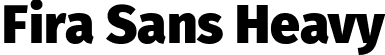 Fira Sans Heavy font - FiraSans-Heavy.ttf