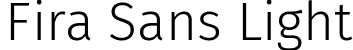 Fira Sans Light font - FiraSans-Light.ttf