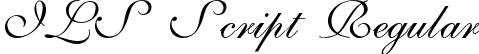 ILS Script Regular font - ilsscrp.ttf