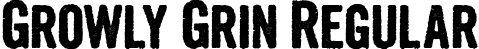 Growly Grin Regular font - Growly Grin.ttf