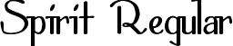 Spirit Regular font - spirit.ttf