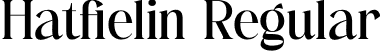 Hatfielin Regular font - Hatfielin-JR7Ao.otf