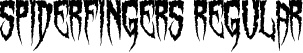 Spiderfingers Regular font - Spiderfingers.ttf