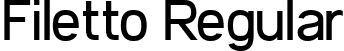 Filetto Regular font - Filetto_regular.ttf