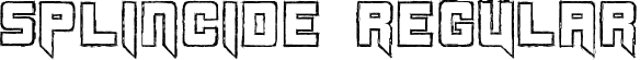 Splincide Regular font - Splincide.ttf