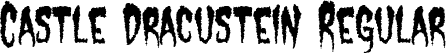 Castle Dracustein Regular font - Castle Dracustein.ttf