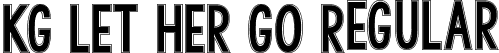 KG LET HER GO Regular font - KGLETHERGO.ttf