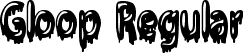 Gloop Regular font - Gloop.ttf