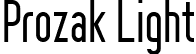 Prozak Light font - Prozak light.ttf