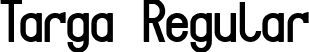 Targa Regular font - Targa.ttf